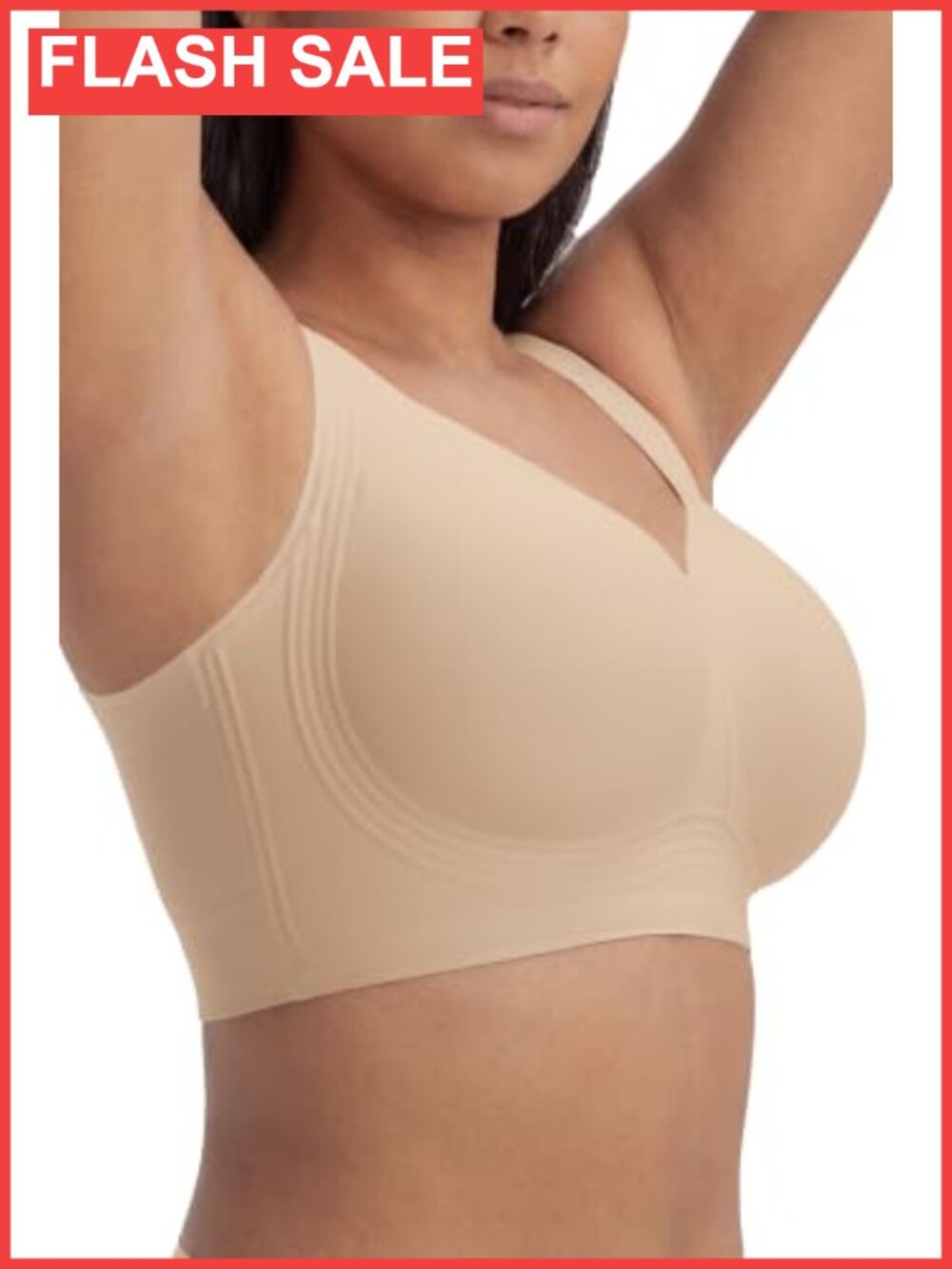 Wireless Jelly Full Coverage Bra Wire Free Convertible Plus